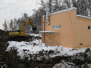 2 декабря 2013. Строительство водозаборного узла